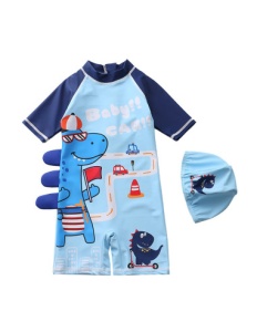 Costum de Baie Copii Intreg Dino Baby Car - Img 2