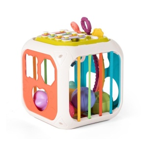 Cub de Joaca Interactiv Pentru Bebelusi, Cu Diferite Functii, Multicolor, 7 in 1, Plastic