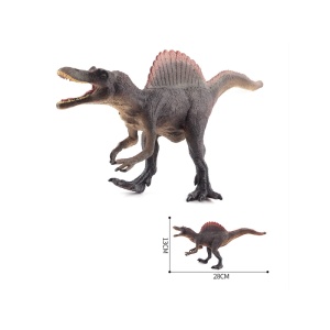 Figurina Dinozaur Model 18, Plastic Dur, 28 cm, 3 ani+
