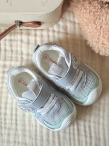 Incaltaminte Copii Stil Adidas, cu Elastic si Scai, Brant Moale, Talpa Cauciuc, Gri - Img 3