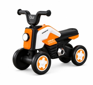 Motocicletă Ride-On pentru Copii Portocaliu, Fără Pedale