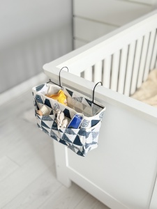 Organizator Suspendat pentru Patut, Textil, Triunghi Albastru