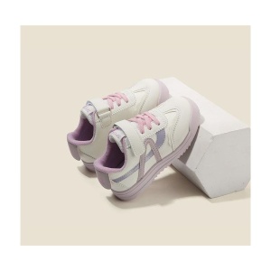 Pantofi Sport Pentru Copii – Sneakerși Mov/Alb cu Talpă Antiderapantă și Magic Tape