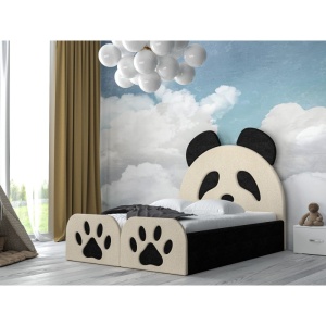 Pat tapitat copii urs Panda cu Somiera