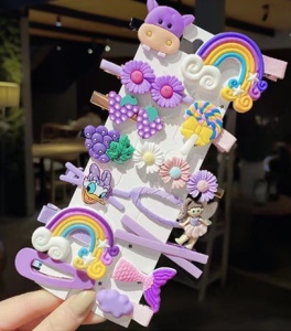 Set 14 Clame Par Multicolore pentru Copii - N4