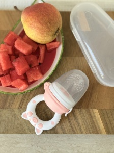 Suzeta pig pentru fructe si legume, Roz