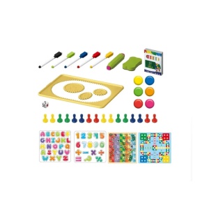 Tabla de Desenat Magnetica 2 in 1 pentru Copii – Doua Fete, Educationala, Pliabila, +3ani - Img 2