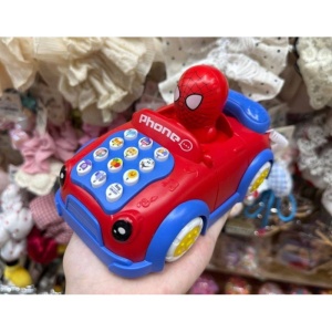 Telefon Interactiv Supererou, Mașină cu Lumini și Sunete – Jucărie Educațională Multifuncțională, 1.5ani+