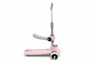 Trotineta 2 In 1 At Performance Pentru Copii, Ghidon Reglabil Pe Inaltime, Sezut Rabatabil, Roz, 2 ani+