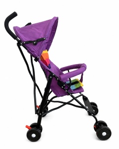 Carucior Ultra Light Mov, Roti din Spuma, Model Sport, Mov, 1 an+