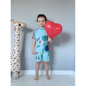 Costum de Baie Copii Dino and Friends Doua Piese