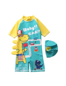 Costum de Baie Copii Dino la Joaca Doua Piese - Img 2