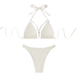 Costum de Baie, Doua Piese, White Vibe - Img 2