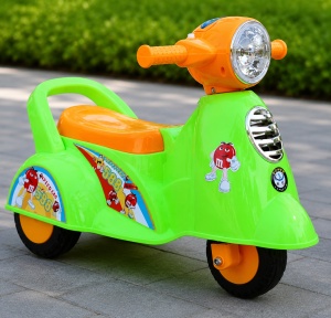 Motocicleta Pentru Copii Mini m&m Fara Pedale, Verde, 1.5 ani - Img 3