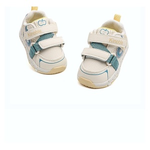 Adidași Copii pentru Primii Pași, Talpă Flexibilă, Design Ergonomic, Bleu-Alb - Img 2