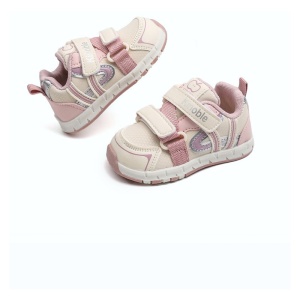 Adidași Copii pentru Primii Pași, Talpă Flexibilă, Design Ergonomic, Roz-Crem