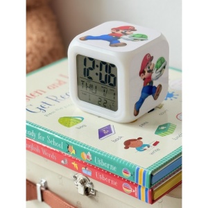 Ceas Cubic pentru Camera Copilului, Multiple Functii, Lumini, Model 16