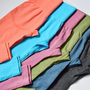 Colanti Fitness Modelatori Lungi, Push Up, Talie Inalta, Elastici, Verde Inchis - Img 2