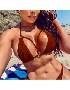 Costum de Baie, Doua Piese, Sunny Brown - Img 2
