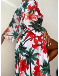 Halat Plaja, Elegant, Flower Vibes - Img 2