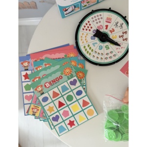Joc de Societate Bingo cu Spinner, Diversitate de Carduri, 2-4 Jucatori, 6 ani+ - Img 2
