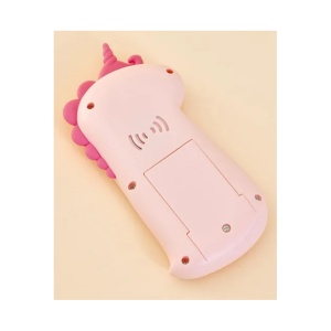 Telefon Interactiv de Jucărie Unicorn/Dinozaur cu Lumini și Sunete, Roz, 2ani+ - Img 2