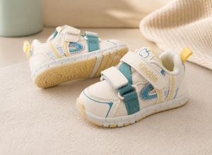 Adidași Copii pentru Primii Pași, Talpă Flexibilă, Design Ergonomic, Bleu-Alb - Img 3
