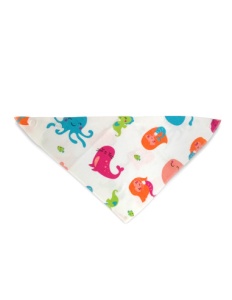 Baveta Bebelusi din finet, Multicolor Cod 04 - Img 2
