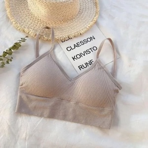Bustiera Sport pentru Dama, cu Bretele si Spatele Gol, Fara Cusaturi, Model Push Up, Marime S/M, Gri Inchis - Img 2