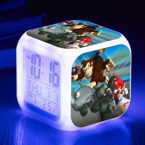 Ceas Cubic pentru Camera Copilului, Multiple Functii, Lumini, Model 20