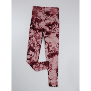 Colanti Sala WNY PRO Tie Dye, Fara Cusatura, Modelatori, Cu Talie Inalta, Roz Si Grena - Img 2