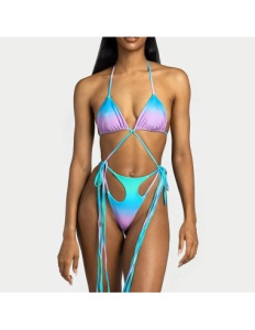 Costum de Baie Doua Piese, Blue Sky - Img 2