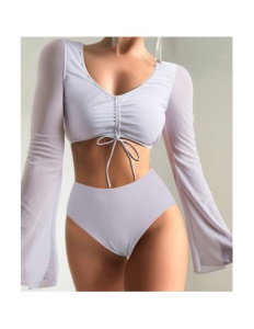 Costum de Baie Doua Piese Elegance White