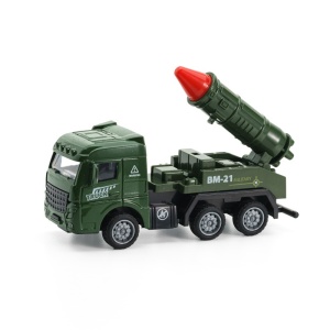 Jucarie Masina Militara, Model 4, Verde, Plastic, 12 cm, 3 ani+