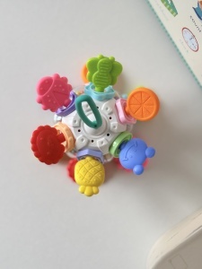 Minge Interactiva pentru Bebelusi, Dentitie, Agatatoare Verde