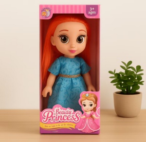 Papusa pentru Fetite, Model 4, Plastic, 17 cm, 3 ani+ - Img 2