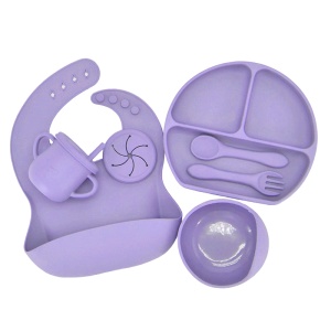 Set 6 Piese Diversificare, Hranire Bebelusi din Silicon Mov