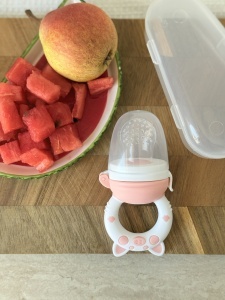 Suzeta pig pentru fructe si legume, Roz - Img 2