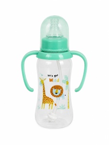 Biberon cu Cioc si Manere, 250ml 6 luni+, Verde