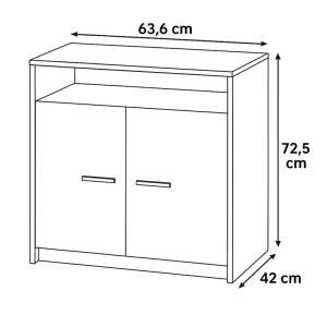 Comoda Vittoria Wenghe - Img 2