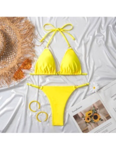 Costum de Baie Doua Piese Yellow - Img 2