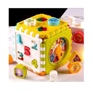 Cub Interactiv pentru Bebelusi, Diferite Activitati si Functii, 22 Piese, Multicolor
