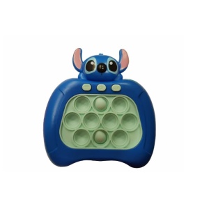 Joc Interactiv Consola Pop It, Cu Muzica Si Lumini, Antistres, Model 9, Plastic, Albastru/Turquoise, 3 ani+