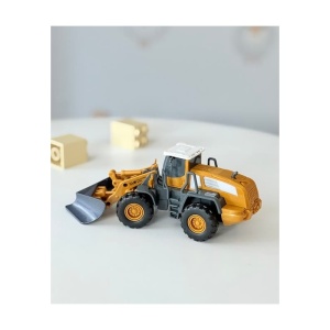 Jucarie Masina pentru Deszapezire, Galben, Metal, 20 cm, 3 ani+