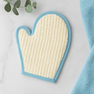 Manusa de Baie pentru Scrub, Bleu, 11x21 cm
