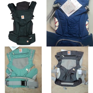 Marsupiu Ergonomic Port-Bebe, 4 Pozitii de Purtare, Bretele Reglabile, 3.2 - 20 kg, Negru - Img 2