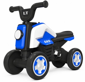 Motocicletă Ride-On pentru Copii Albastru, Fără Pedale