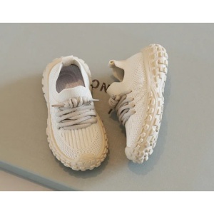 Pantofi Atletici pentru Băieți și Fete, Sneakers Ușori pentru Exterior, Crem - Img 2