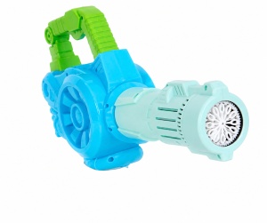 Pistol pentru Baloane de Săpun Model Blaze Albastru, cu Lumini LED, Funcționare pe Baterii - Img 2