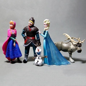 Set 5 Figurine Desene Animate, Statui Plastic, 10 cm - Img 2